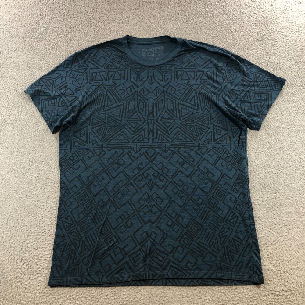 vans paperthin t shirt mens XL blue beach costal summer surf